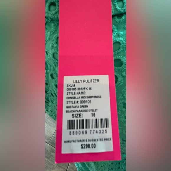 Lilly Pulitzer chrisella midi eyelet shirt dress - Picture 7 of 7